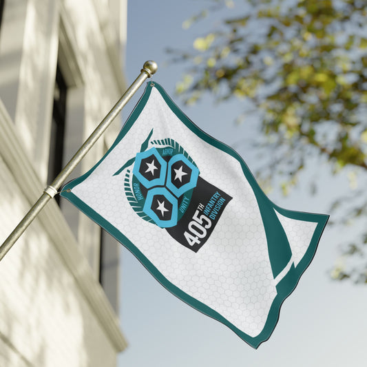 405th Infantry Division Double-Sided Decorative Flag — Military Unit Emblem Garden Banner