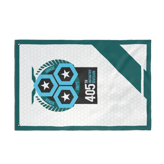 405th Infantry Division Double-Sided Decorative Flag — Military Unit Emblem Garden Banner